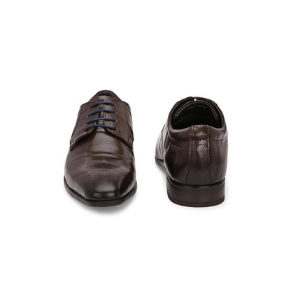 Valentino Men Premium Leather Lace-Up Formal Shoes