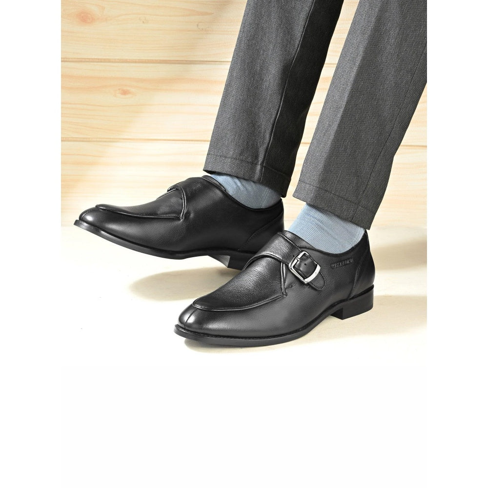 Valentino West Port Men Single Monk Strap Dress Shoe