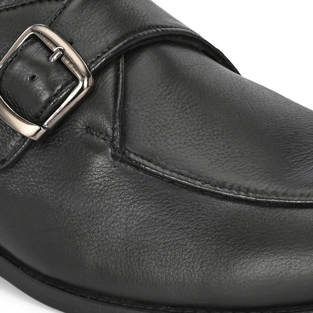 Valentino West Port Men Single Monk Strap Dress Shoe