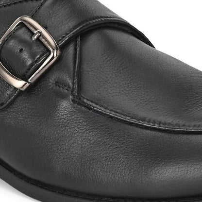Valentino West Port Men Single Monk Strap Dress Shoe