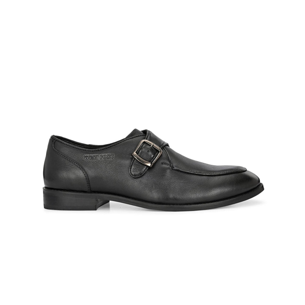 Valentino West Port Men Single Monk Strap Dress Shoe