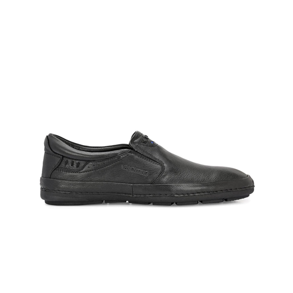 Valentino Men Premium Leather Slip-On Formal Loafer Shoes