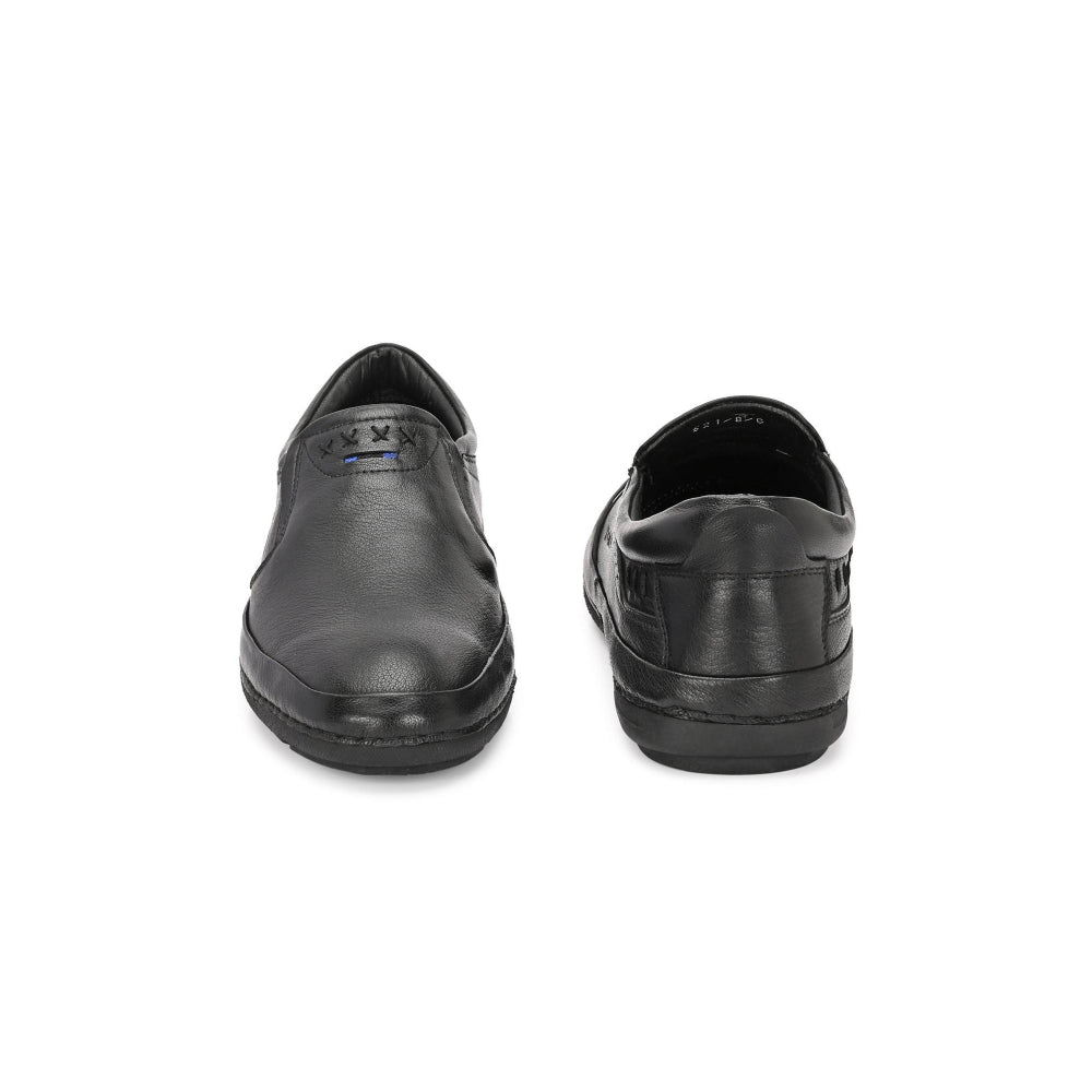 Valentino Men Premium Leather Slip-On Formal Loafer Shoes