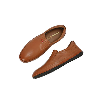 Valentino Men Premium Leather Slip-On Formal Loafer Shoes
