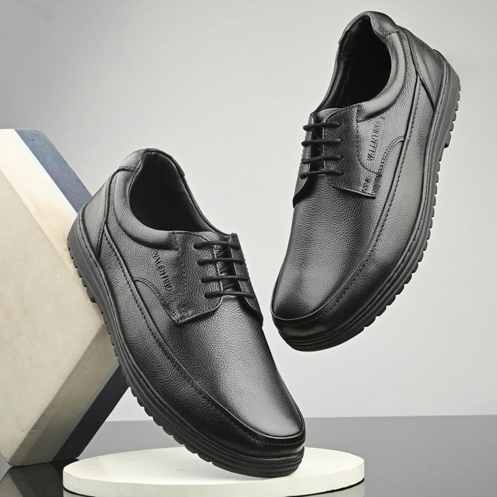 Valentino Men Genuine Leather Lace-Up Formal Shoes