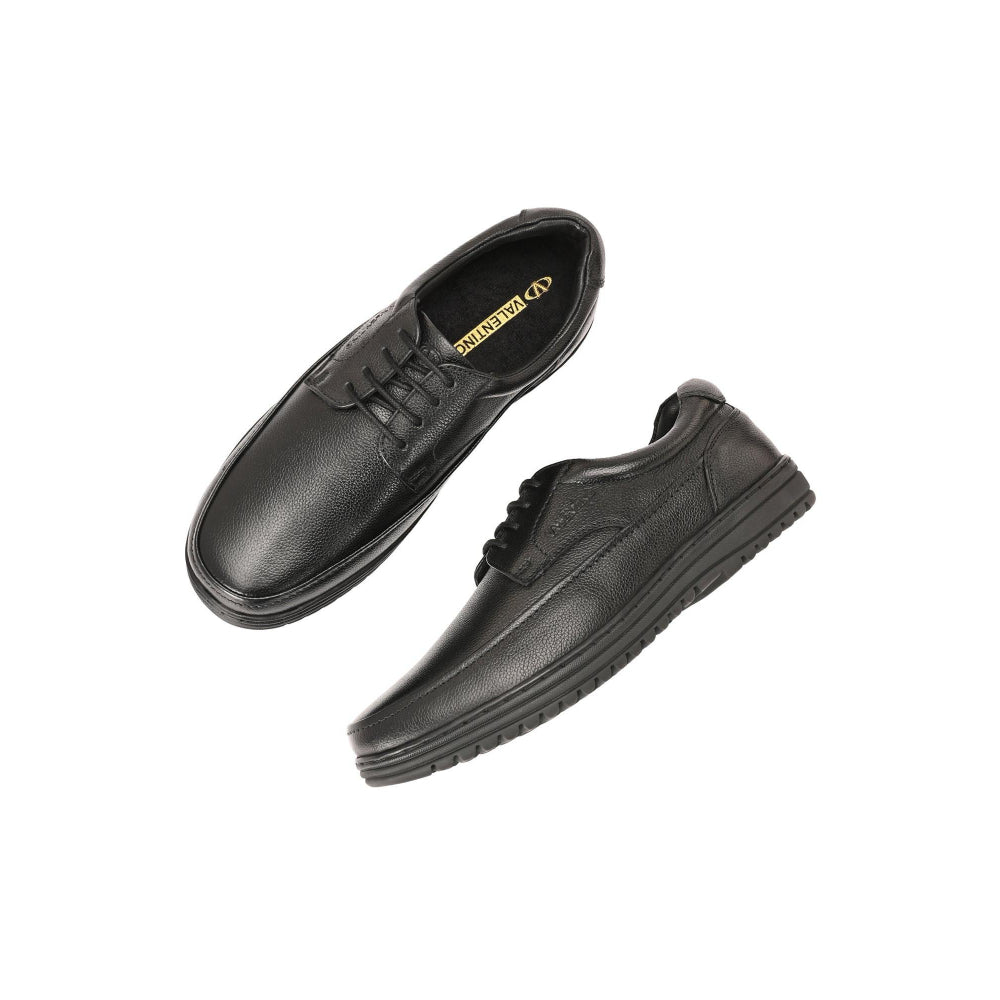 Valentino Men Genuine Leather Lace-Up Formal Shoes