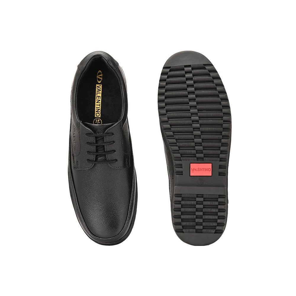 Valentino Men Genuine Leather Lace-Up Formal Shoes
