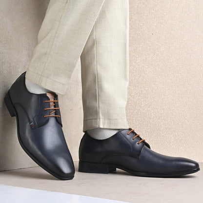 Valentino Men Premium Leather Elegant Lace Up Formal Shoes