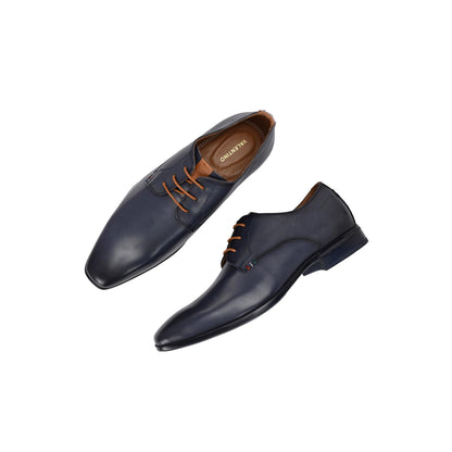 Valentino Men Premium Leather Elegant Lace Up Formal Shoes