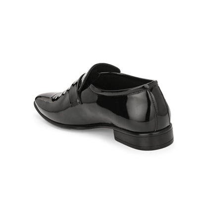 Valentino West Port Men Synthetic Patent Slip-On Party Wear Loafer Shoes