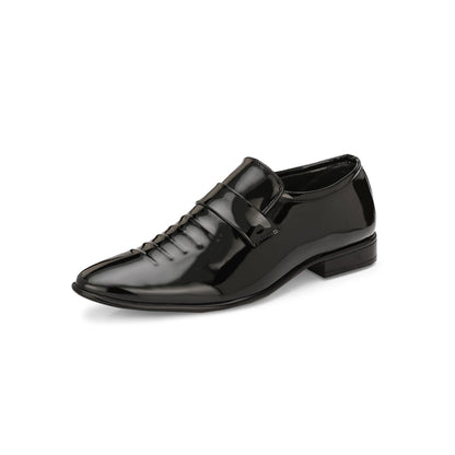 Valentino West Port Men Synthetic Patent Slip-On Party Wear Loafer Shoes