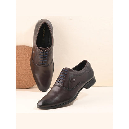 Valentino Men Premium Leather Lace Up Formal Oxford Shoes