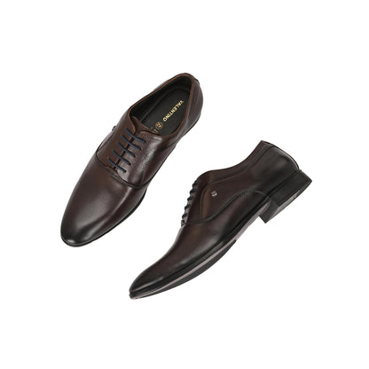 Valentino Men Premium Leather Lace Up Formal Oxford Shoes