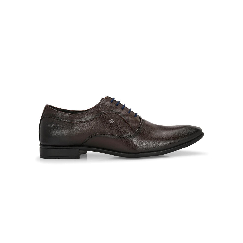Valentino Men Premium Leather Lace Up Formal Oxford Shoes