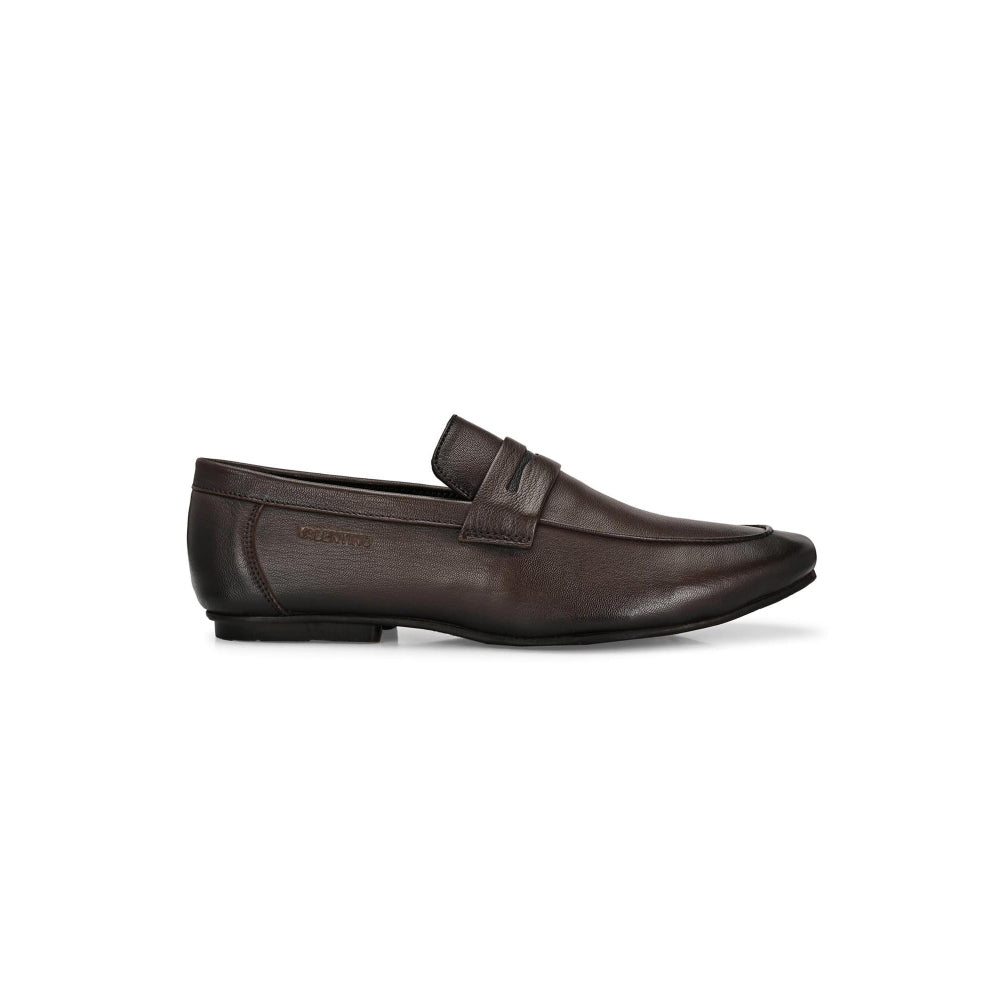 Valentino Men Premium Leather Slip On Loafer Shoes
