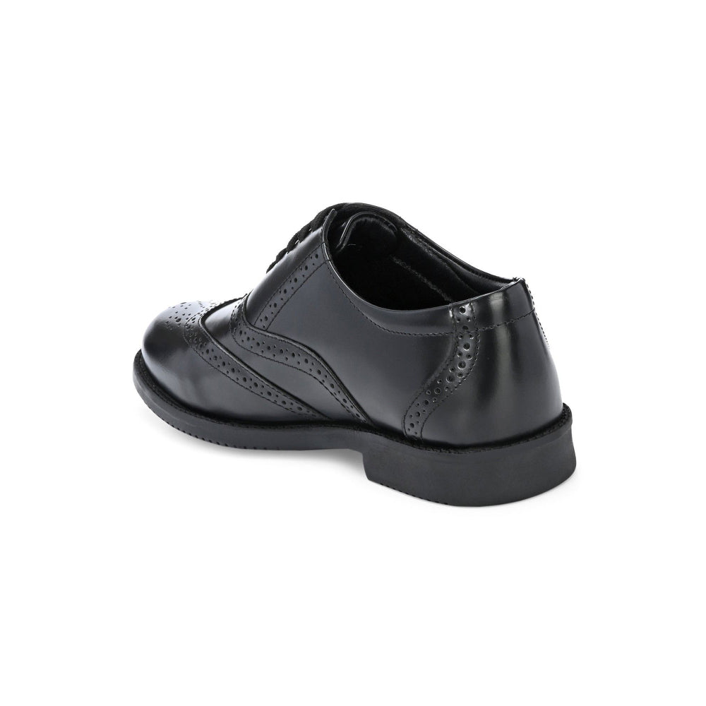 Valentino Men Premium Leather Military Formal Brogue Shoes