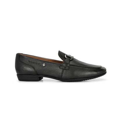 Valentino Women Black Premium Leather Loafers