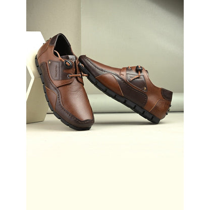 Valentino Men Premium Leather Casual Derby Shoes