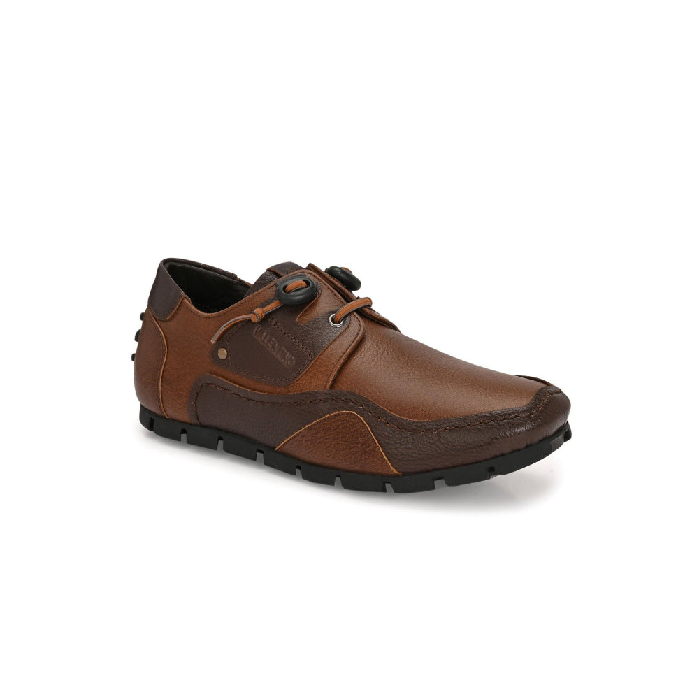 Valentino Men Premium Leather Casual Derby Shoes