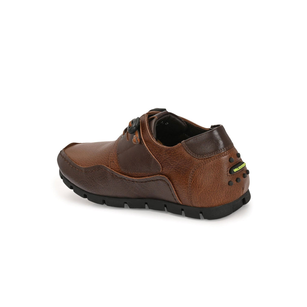 Valentino Men Premium Leather Casual Derby Shoes