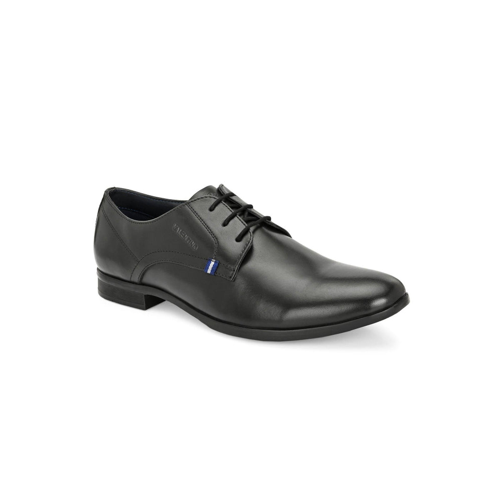 Valentino Men Premium Leather Lace-Up Formal Derby Shoes