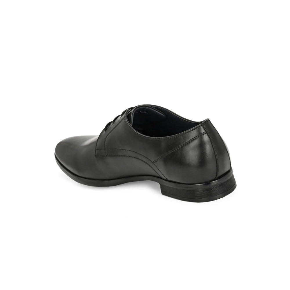 Valentino Men Premium Leather Lace-Up Formal Derby Shoes