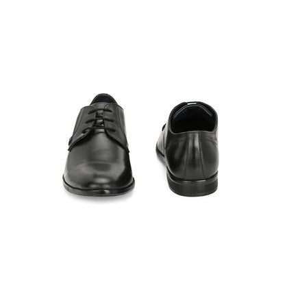 Valentino Men Premium Leather Lace-Up Formal Derby Shoes