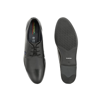 Valentino Men Premium Leather Lace-Up Formal Derby Shoes