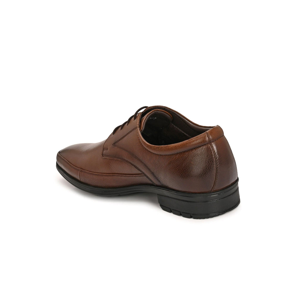 Valentino Men Premium Leather Lace-Up Formal Derby Shoes