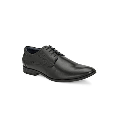 Valentino Men Premium Leather Lace-Up Formal Derby Shoes