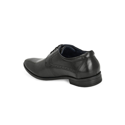 Valentino Men Premium Leather Lace-Up Formal Derby Shoes
