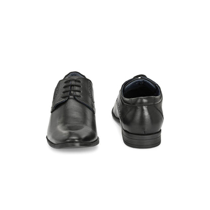 Valentino Men Premium Leather Lace-Up Formal Derby Shoes