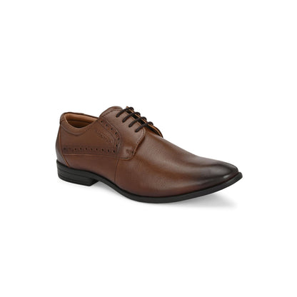 Valentino Men Premium Leather Lace-Up Formal Derby Shoes