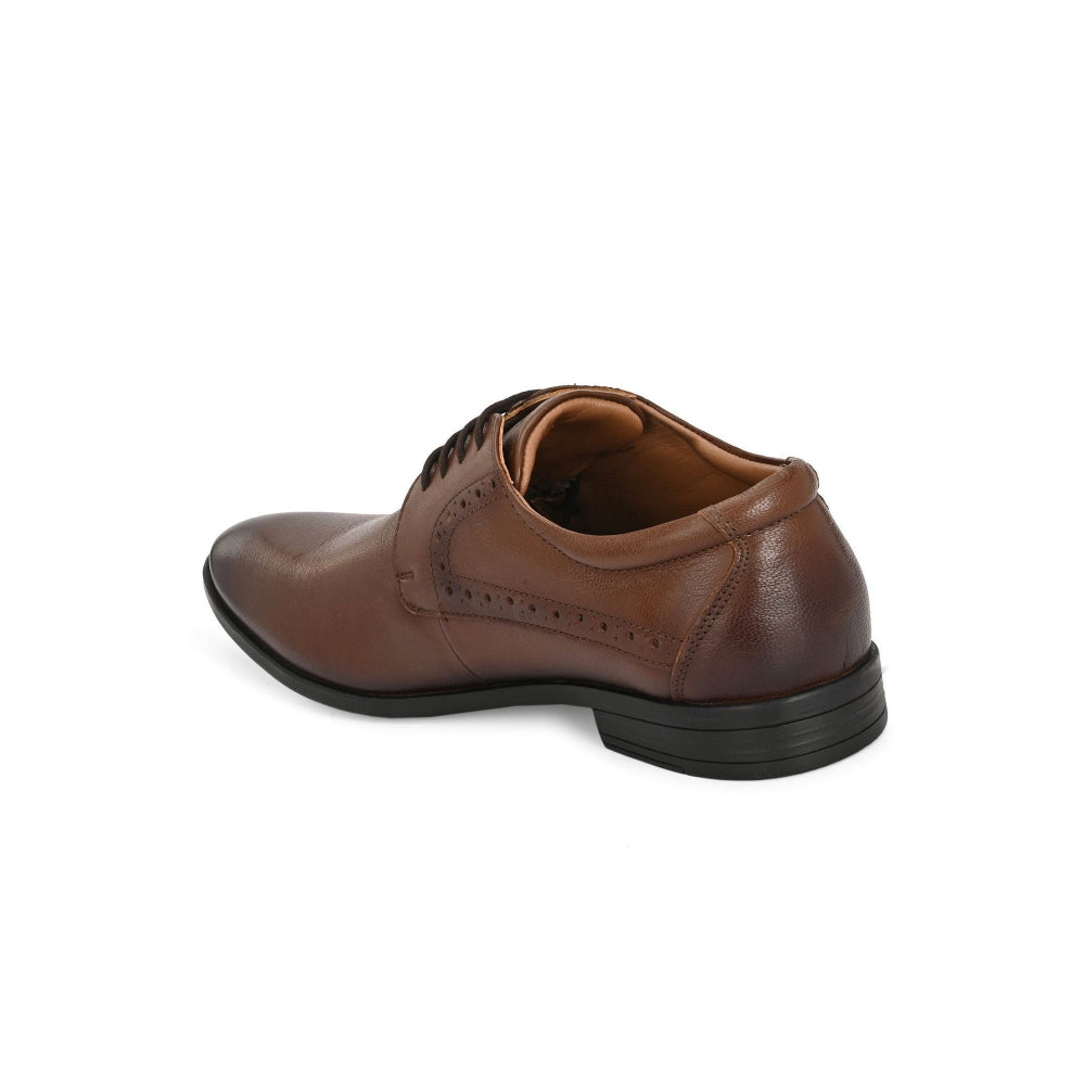 Valentino Men Premium Leather Lace-Up Formal Derby Shoes