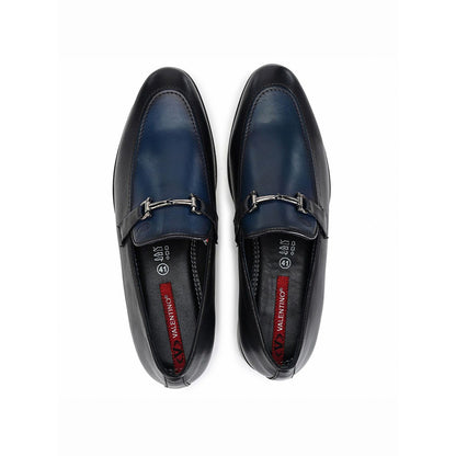 Valentino Men Premium Leather Slip-On Formal Loafer Shoes