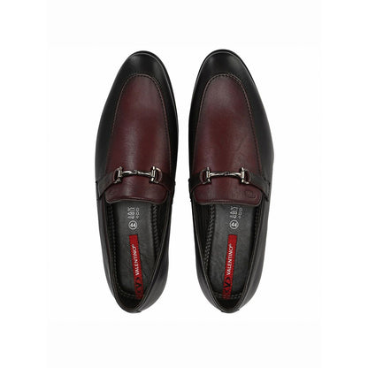 Valentino Men Premium Leather Slip-On Formal Loafer Shoes