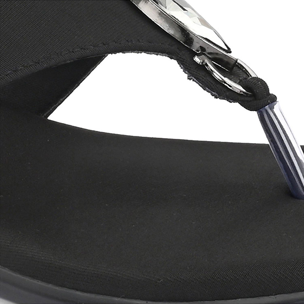 Valentino Women Black thong Sandals