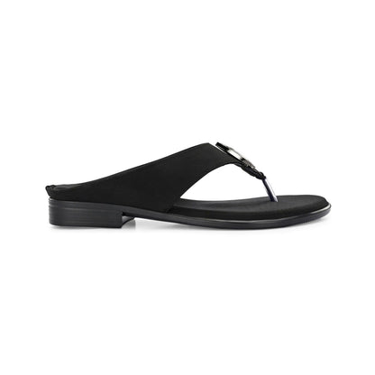 Valentino Women Black thong Sandals