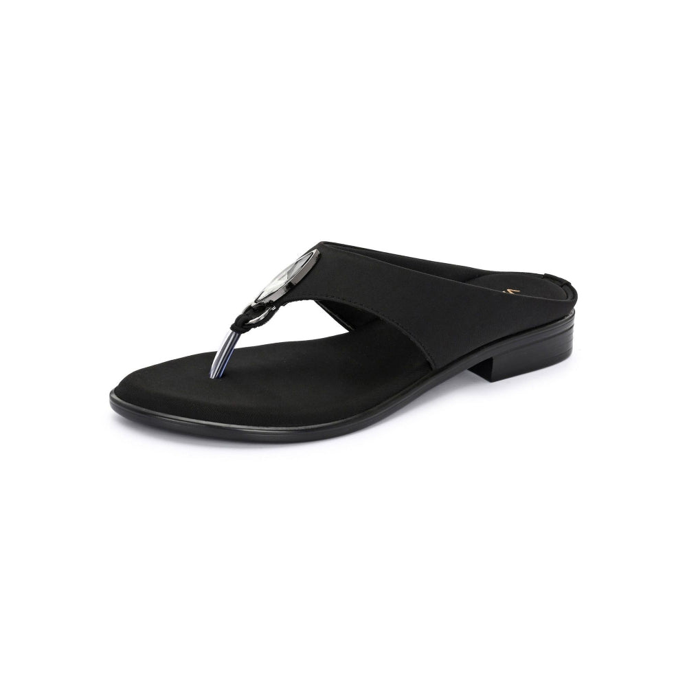 Valentino Women Black thong Sandals