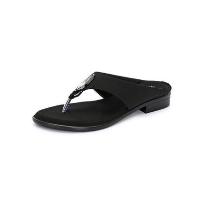 Valentino Women Black thong Sandals
