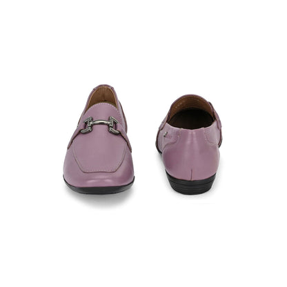 Valentino Women Purple Premium Leather Loafers