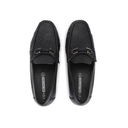Valentino Men Premium Leather Formal Loafer Shoes