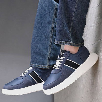 Valentino West Port Men Navy Blue Sneakers