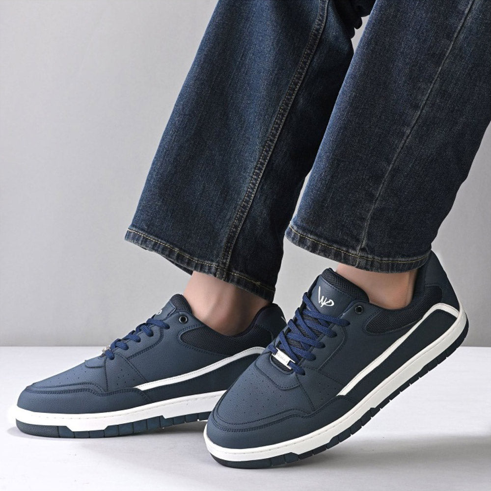 Valentino West Port Navy Blue Gen Z Street Vibes Edge Sneakers