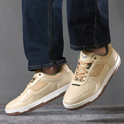 Valentino West Port Stylish And Comfy Beige Everyday Sneakers