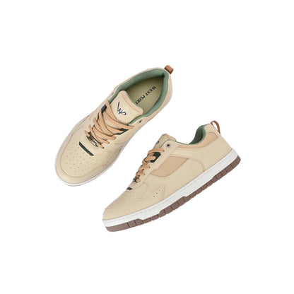 Valentino West Port Stylish And Comfy Beige Everyday Sneakers