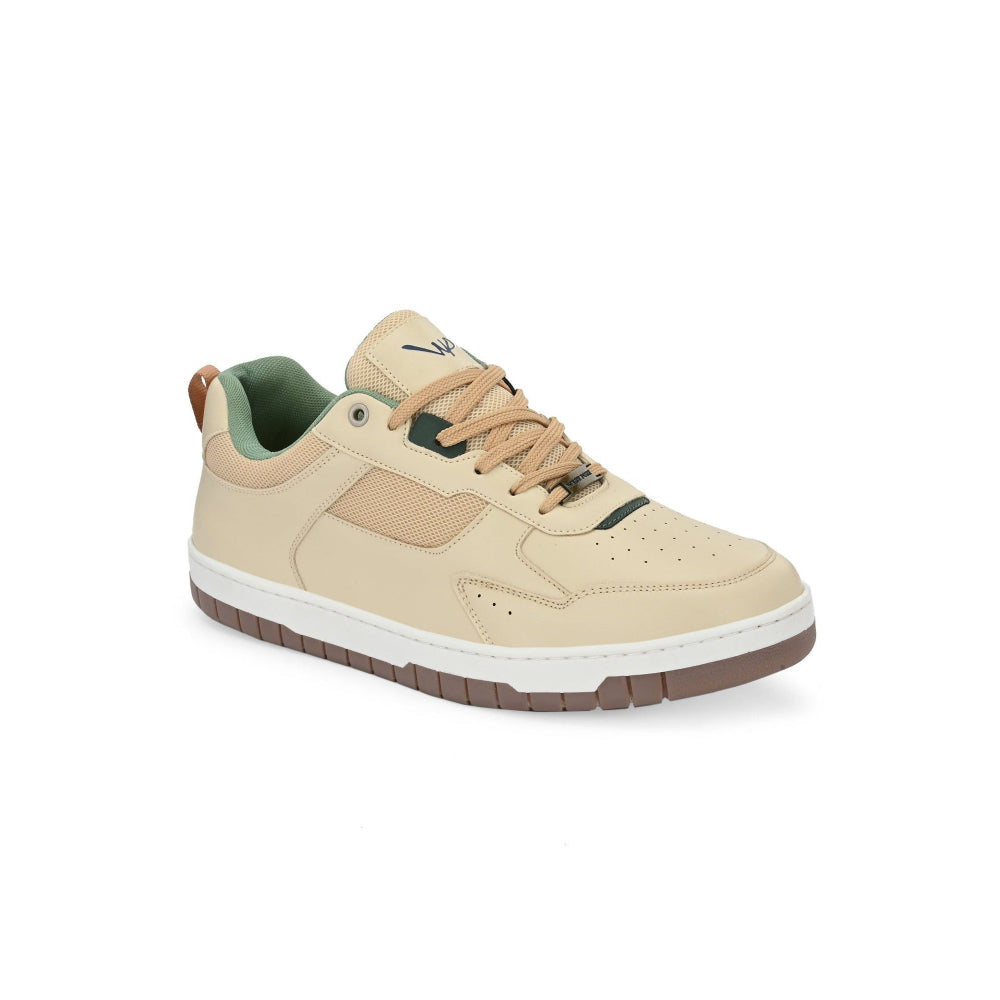 Valentino West Port Stylish And Comfy Beige Everyday Sneakers