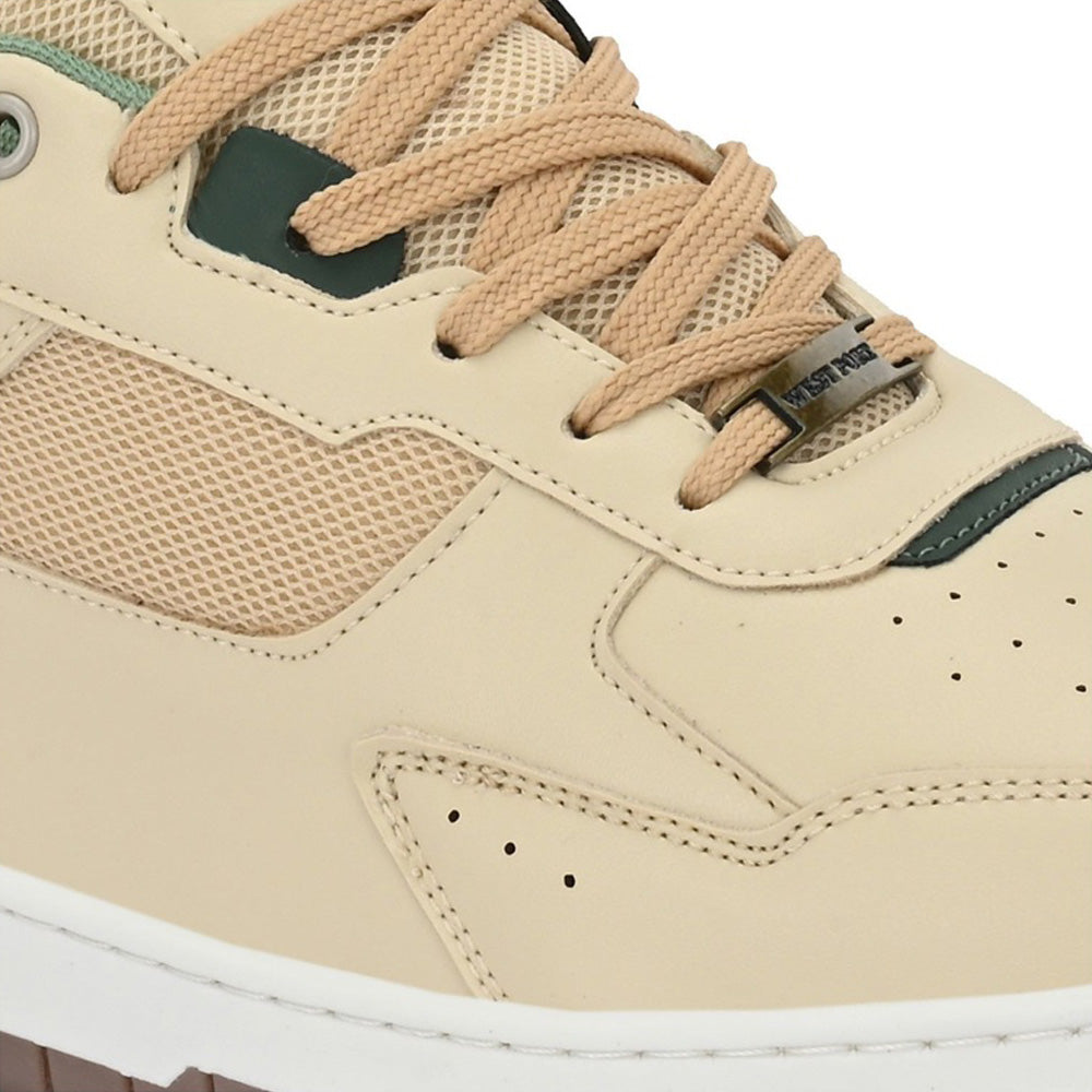 Valentino West Port Stylish And Comfy Beige Everyday Sneakers