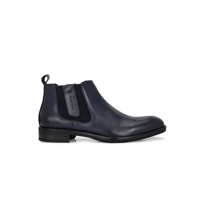 Valentino Men Premium Leather Ankle Chelsea Boot