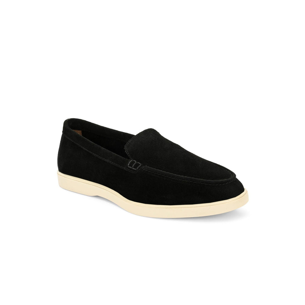 Valentino West Port Men Black Trendy Leather Loafers